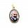 Medalik metalowy kolorowy św. ojciec Pio